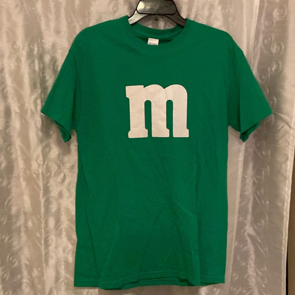 M&M’s Green Logo T-Shirt Adult Size Medium 💥 YB1